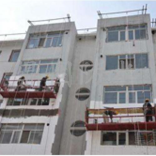 住宅外墙修补清洗施工图